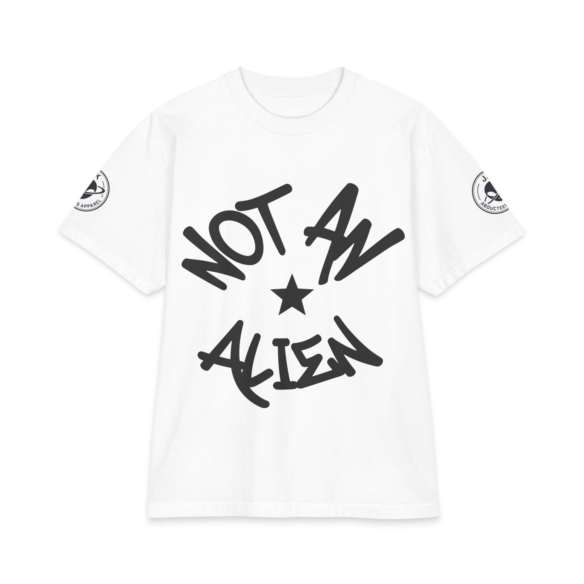 Not An Alien T‑Shirt — Funny Alien Graphic Tee-Abductees Apparel