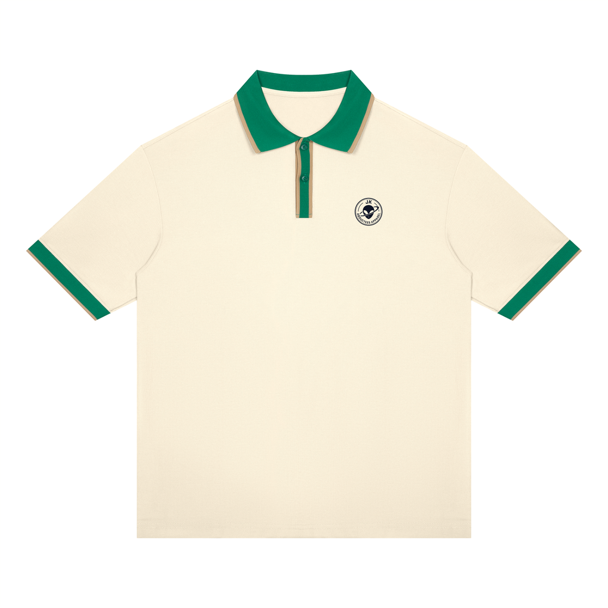 Unisex Color Block Polo Shirt