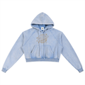 Snow Washed Cropped Hoodie