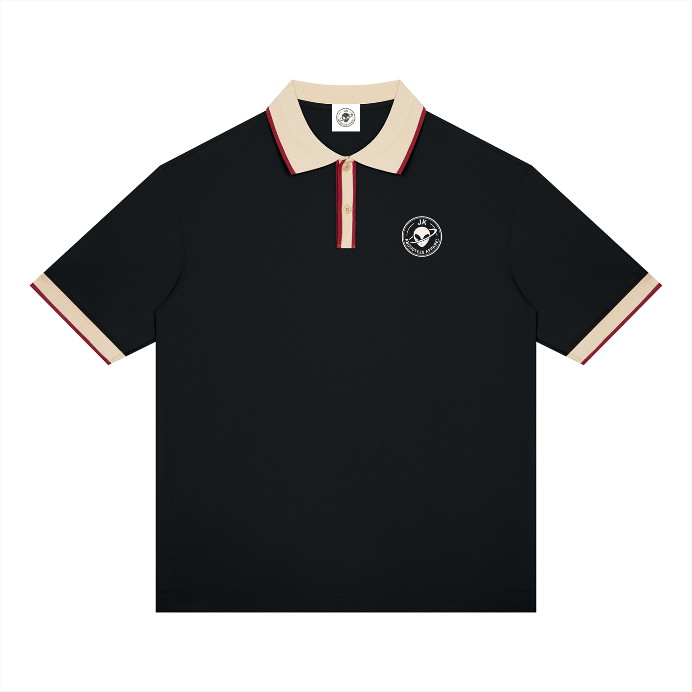 Unisex Color Block Polo Shirt