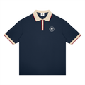 Unisex Color Block Polo Shirt
